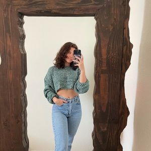 Vintage Cropped Sweater
